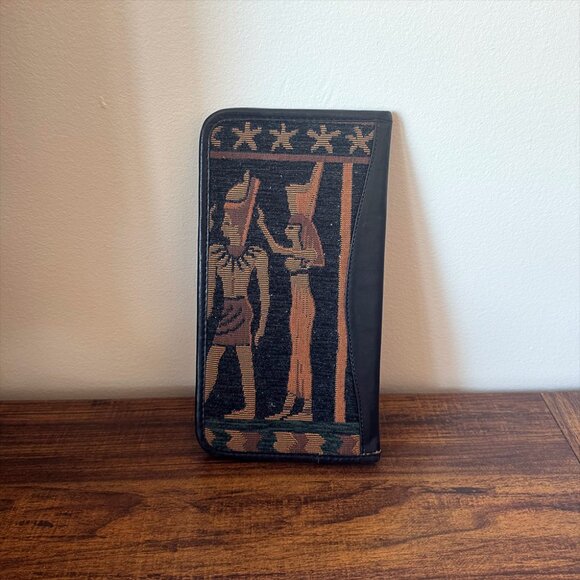 Egyptian Pharaoh The French Co. Tapestry Fabric Clutch - Picture 2 of 5